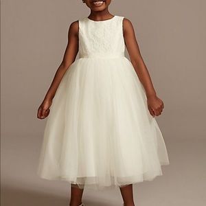 Toddler girls flower girl dress/ wedding dress